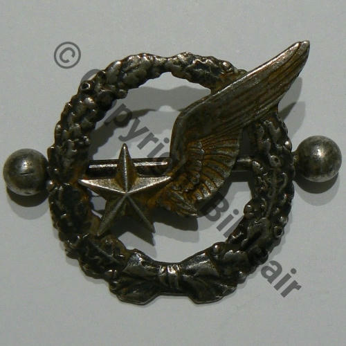 BREVET OBSERVATEUR AVION WW2 Sans No Modele 1916 SM 2Anneaux Dos irreg  Src.riviere.91 50EurInv 